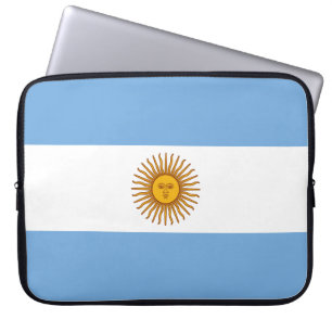 Patriotische argentinische Flagge Laptopschutzhülle