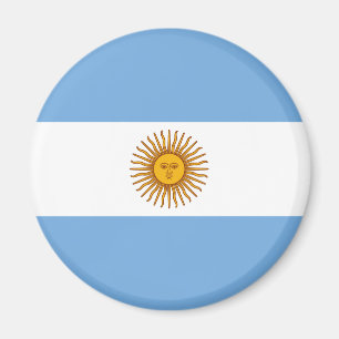 Patriotische argentinische Flagge Magnet