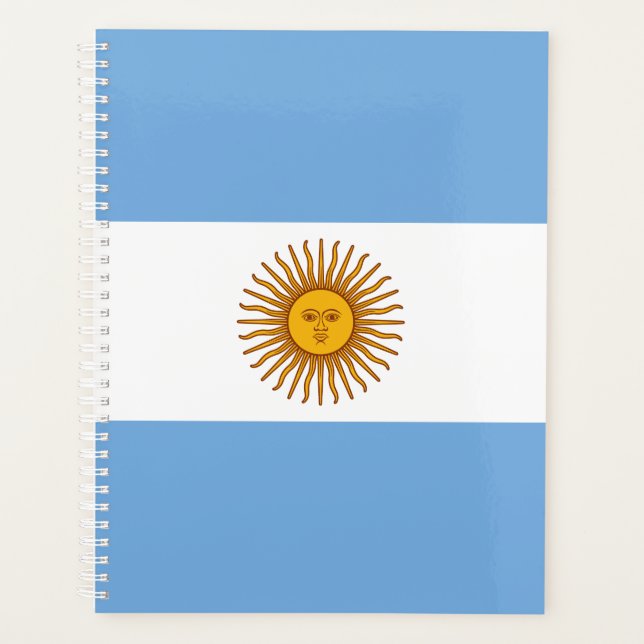 Patriotische argentinische Flagge Planer (Vorderseite)