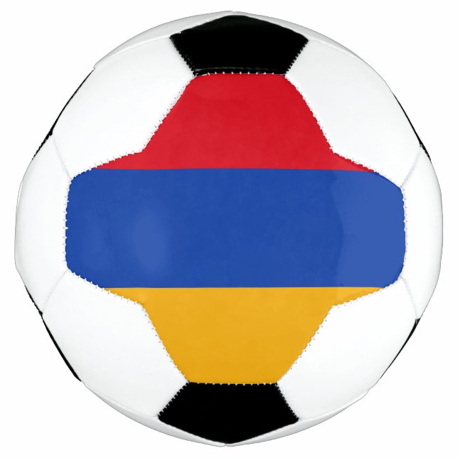 Patriotische armenische Flagge Fußball (Vorderseite)