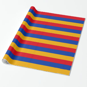 Patriotische armenische Flagge Geschenkpapier