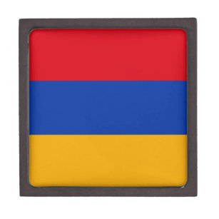 Patriotische armenische Flagge Kiste