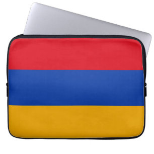 Patriotische armenische Flagge Laptopschutzhülle