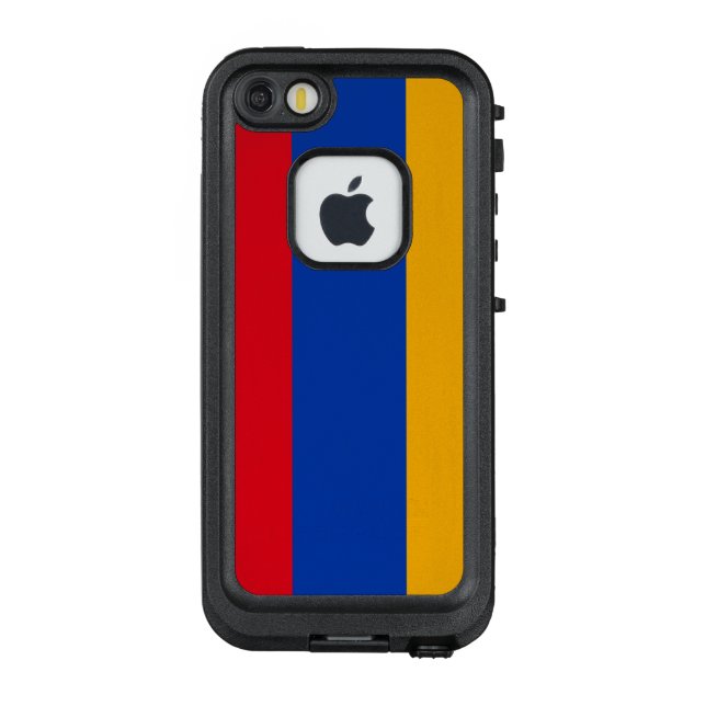 Patriotische armenische Flagge LifeProof iPhone Hülle (Rückseite)