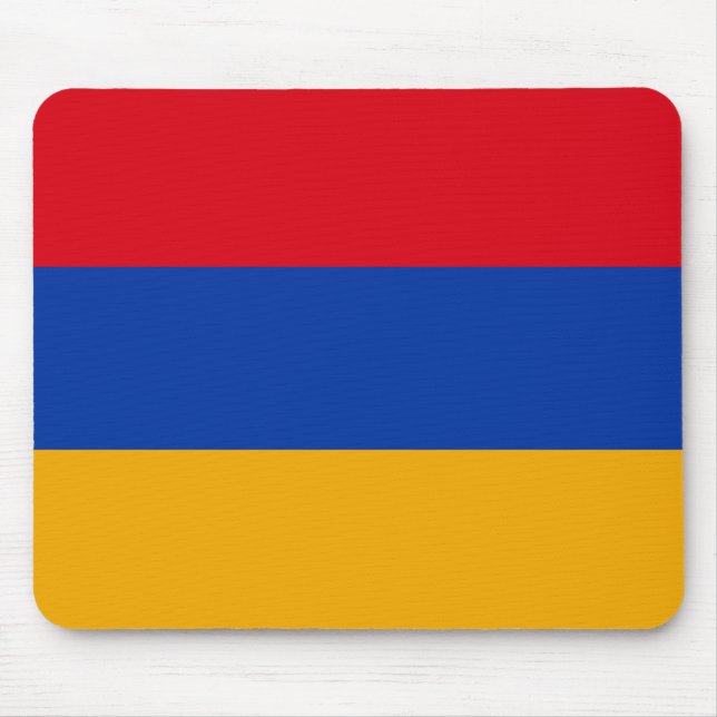 Patriotische armenische Flagge Mousepad (Vorne)