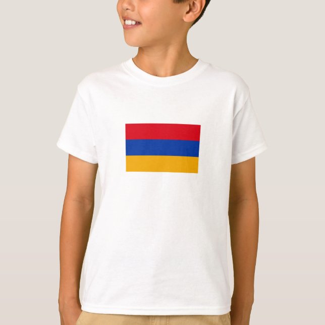 Patriotische armenische Flagge T-Shirt (Vorderseite)