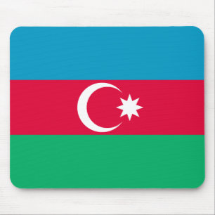 Patriotische aserbaidschanische Flagge Mousepad