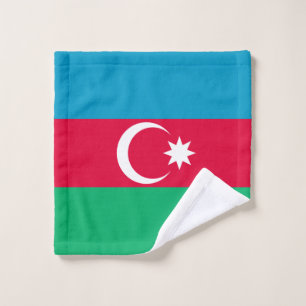 Patriotische aserbaidschanische Flagge Waschlappen