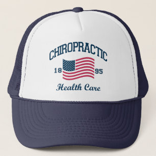 Patriotische Athletische Chiropraktische Hut Truckerkappe