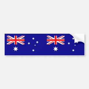 Patriotische australische Flagge Autoaufkleber