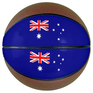 Patriotische australische Flagge Basketball