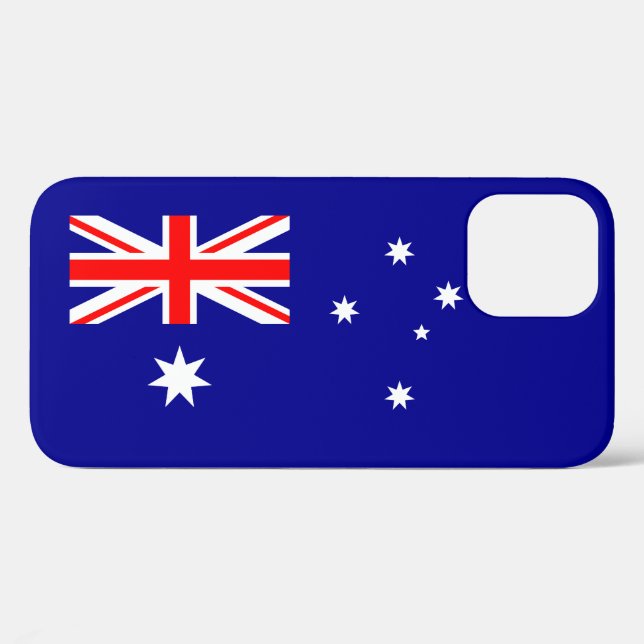 Patriotische australische Flagge Case-Mate iPhone Hülle (Rückseite (Horizontal))