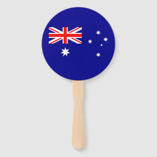 Patriotische australische Flagge Fächer