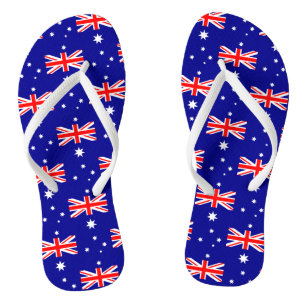 Patriotische australische Flagge Flip Flops