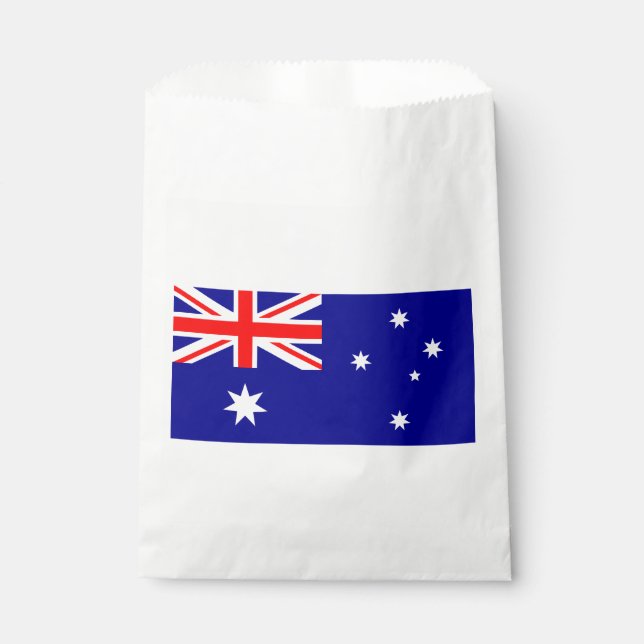 Patriotische australische Flagge Geschenktütchen (Vorderseite)
