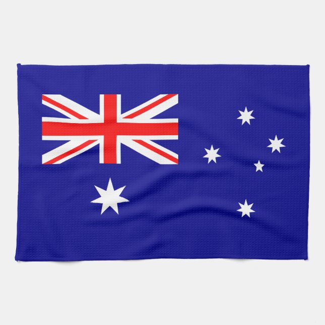 Patriotische australische Flagge Küchentuch (Horizontal)