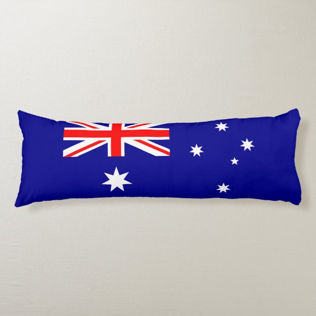 Patriotische australische Flagge Seitenschläferkissen (Vorderseite)