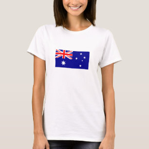 Patriotische australische Flagge T-Shirt