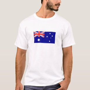 Patriotische australische Flagge T-Shirt