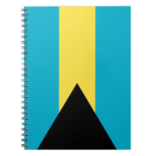 Patriotische bahamianische Flagge Notizblock