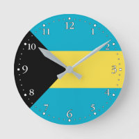 Patriotische bahamianische Flagge