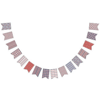 Patriotische Bammer Wimpelkette