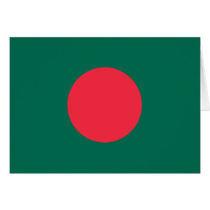 Patriotische bangladeschische Flagge