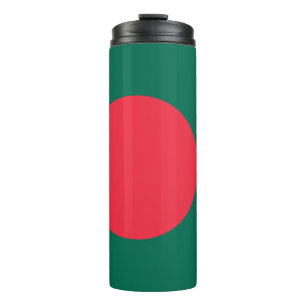 Patriotische bangladeschische Flagge Thermosbecher