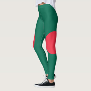 Patriotische bangladeschische Flaggen-Leggings Leggings