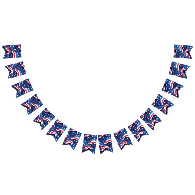 Patriotische Bannerflags Wimpelkette (Alle)