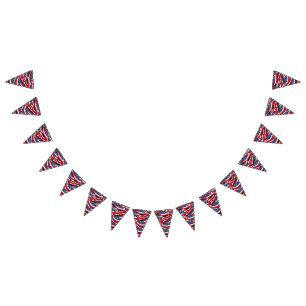 Patriotische Bannerflags Wimpelkette