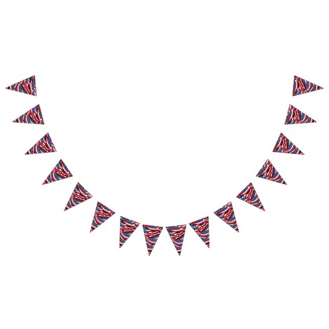 Patriotische Bannerflags Wimpelkette (Alle)