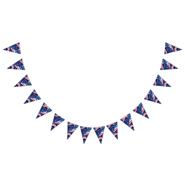 Patriotische Bannerflags Wimpelkette (Alle)