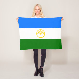 Patriotische Baschkirische Flagge Fleece Decke