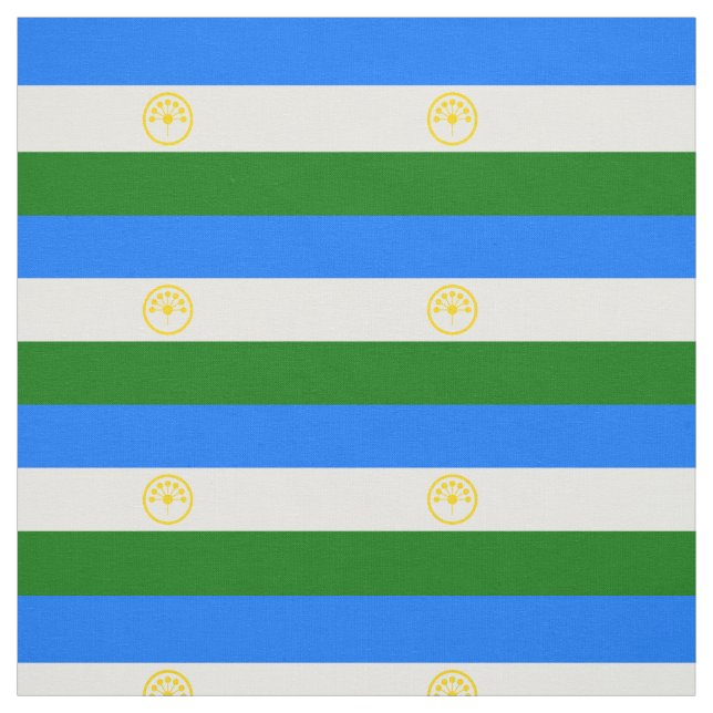 Patriotische Bashkortostan-Flagge Stoff (Muster)