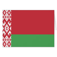 Patriotische belarussische Flagge