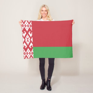 Patriotische belarussische Flagge Fleece Blanket