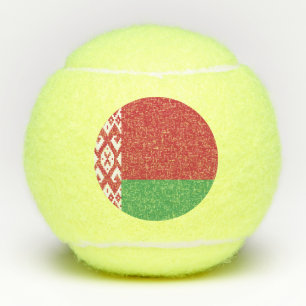 Patriotische belarussische Flagge Tennisbälle