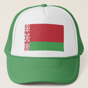 Patriotische belarussische Flagge Trucker-Mütze Truckerkappe