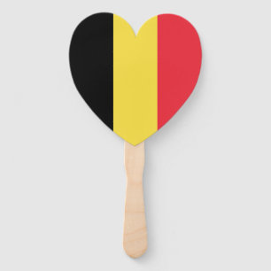 Patriotische belgische Flagge Fächer