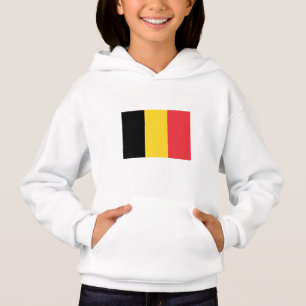 Patriotische belgische Flagge Hoodie