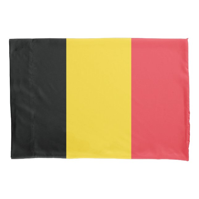 Patriotische belgische Flagge Kissenbezug (Vorderseite)