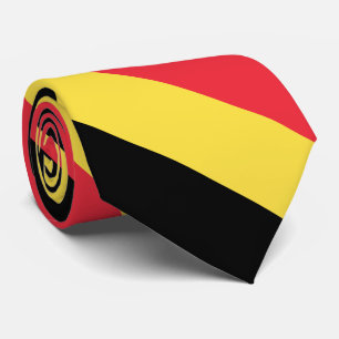 Patriotische belgische Flagge Krawatte