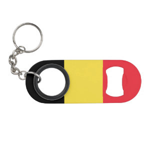 Patriotische belgische Flagge Mini Flaschenöffner