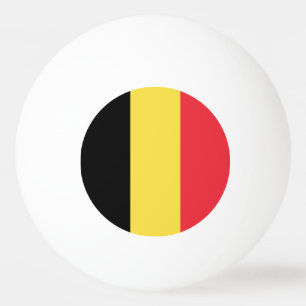 Patriotische belgische Flagge Tischtennisball