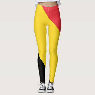 Patriotische belgische Flaggen-Leggings Leggings