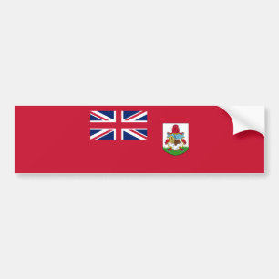 Patriotische Bermuda-Flagge Autoaufkleber