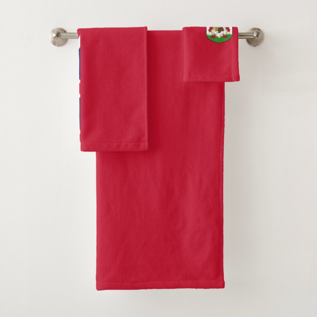 Patriotische Bermuda-Flagge Badhandtuch Set (Insitu)