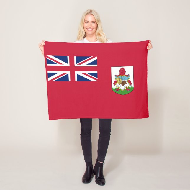 Patriotische Bermuda-Flagge Fleecedecke (Beispiel)