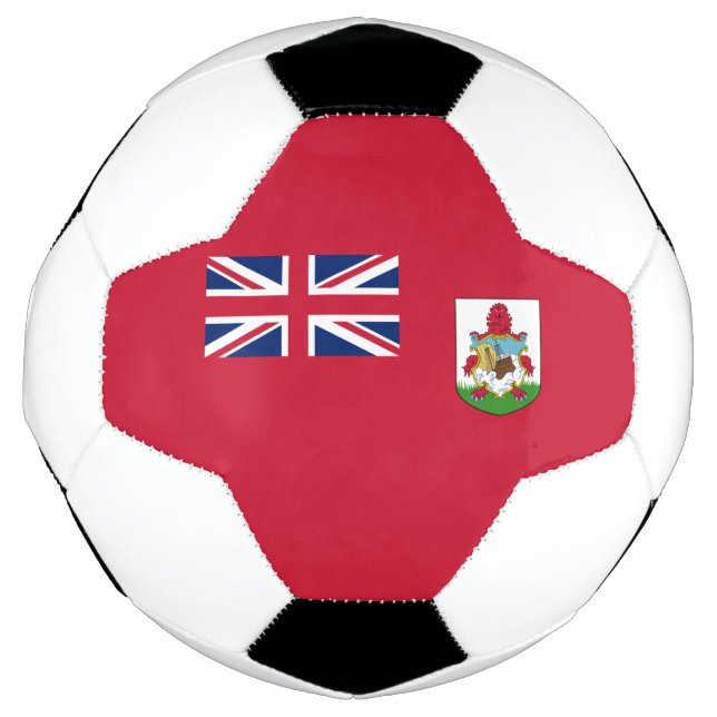 Patriotische Bermuda-Flagge Fußball (Vorderseite)